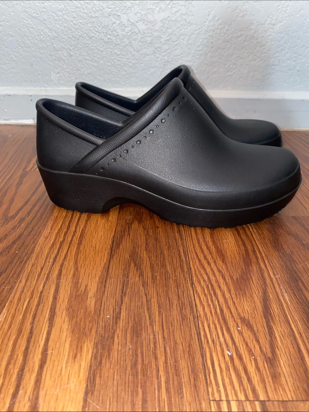 Shoes For Crews Women's Black Slip-On Work Clogs